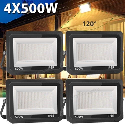 500w led fluter flutlicht - 4x,